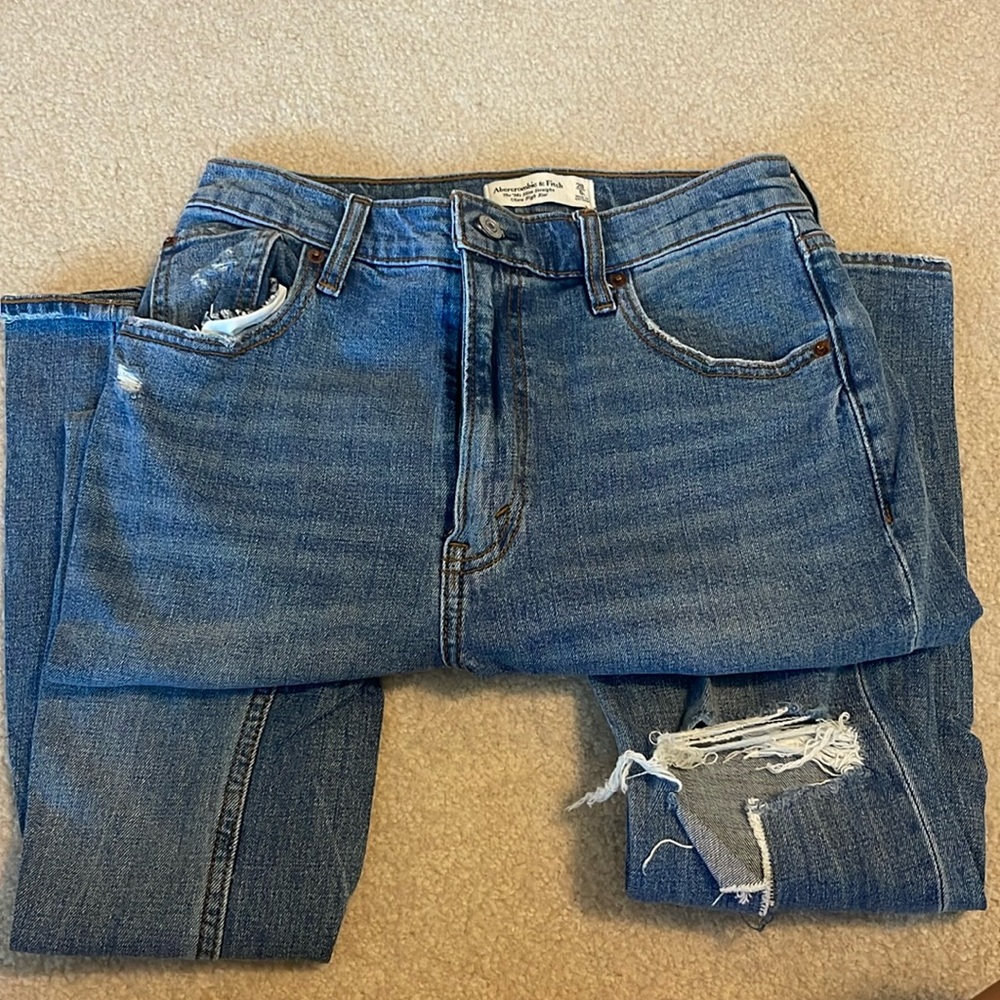 90s slim straight ultra high rise